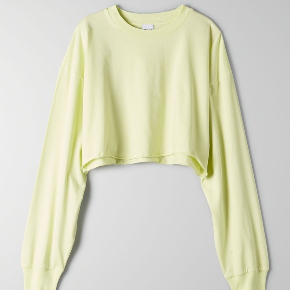 Aritzia TNA Tour Cropped Longsleeve Cropped shirt - Picture 1 of 5